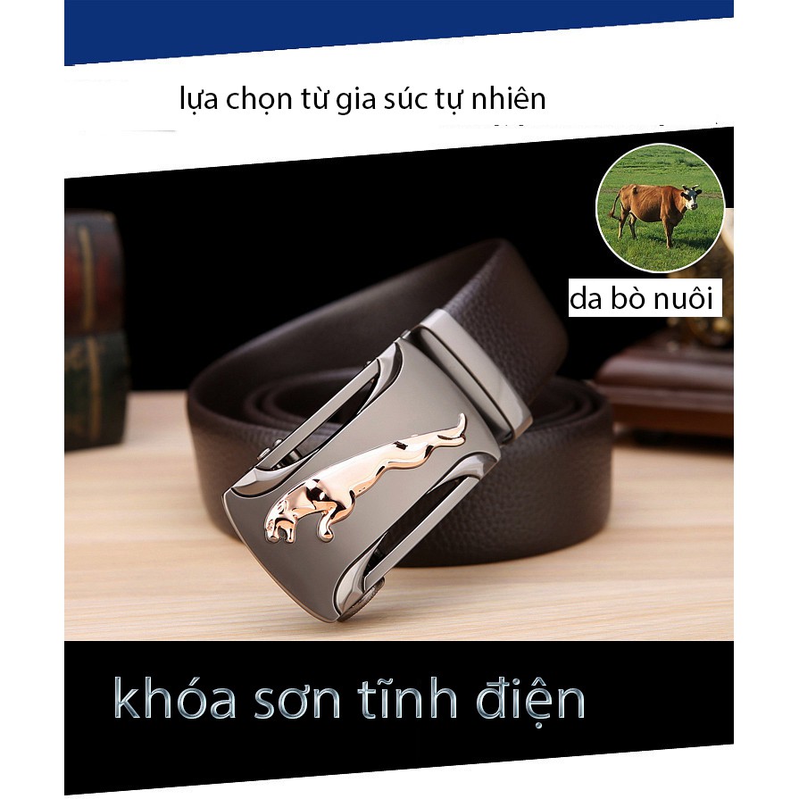 HÀNG HIỆU/Thắt Lưng Da Nam Khóa Tự Động Cao Cấp Dây Nịt Nam Da Bò 100% Chính Hãng  Mầu Vàng Bạc Nam Tính... | BigBuy360 - bigbuy360.vn