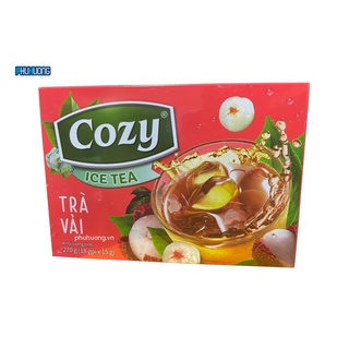 Trà Vải Hòa Tan Cozy 270g (18 gói x 5g)