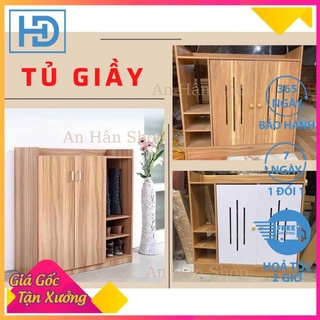 🚗 freeship 💗 tủ giày thông minh, tủ giầy dép 2 cánh tủ, 3 tầng gỗ mdf cao cấp