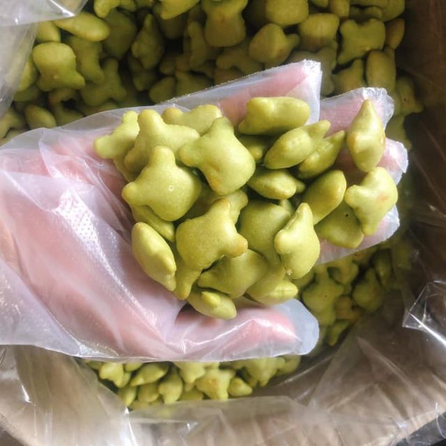 1kg BÁNH GẤU Mix Vị  nhân Kem siêu ngon