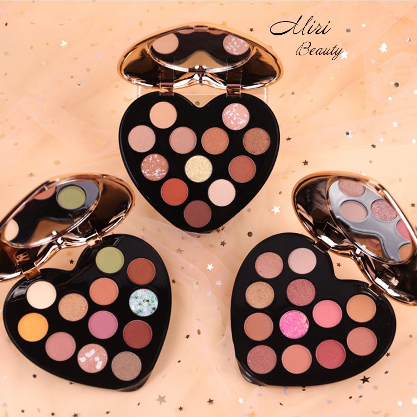 Bảng phấn mắt NOVO I Love Eye Shadow 12 màu hình trái tim | BigBuy360 - bigbuy360.vn