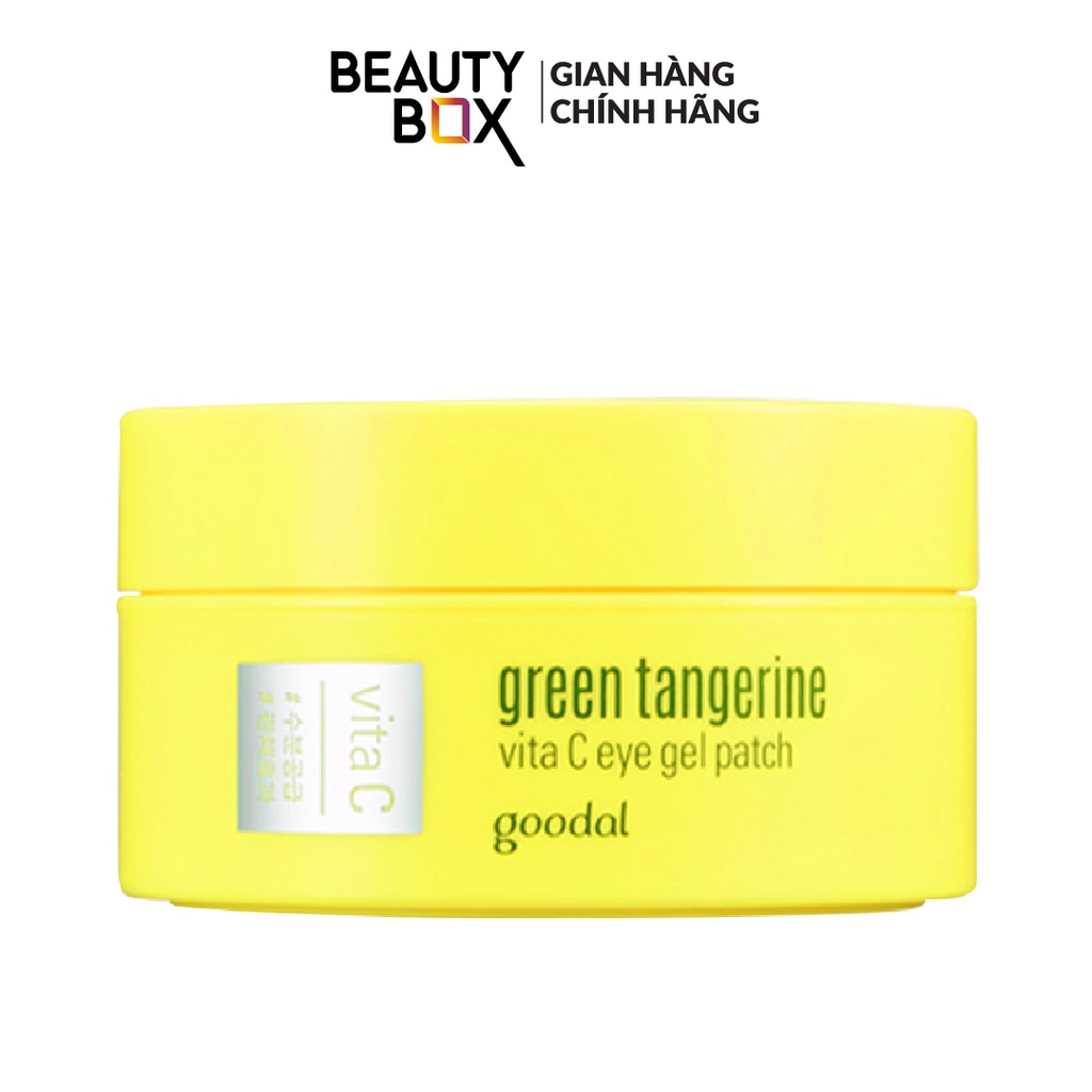 Mặt Nạ Dưỡng Vùng Mắt GOODAL GREEN TANGERINE VITA C EYE GEL PATCH (60sheet)