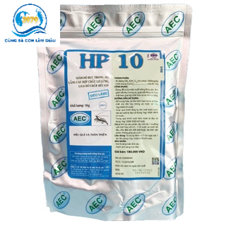 Hp 10 siêu lắng- giảm độc đục trong ao, lắng các hợp chất lơ lửng, loại bỏ các chất hữu cơ
