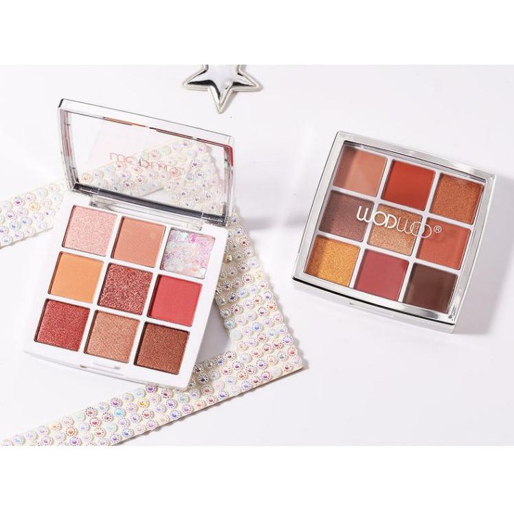 Bảng Phấn mắt Nhũ Lì 9 ô WODWOD STAR Eyeshadow W731