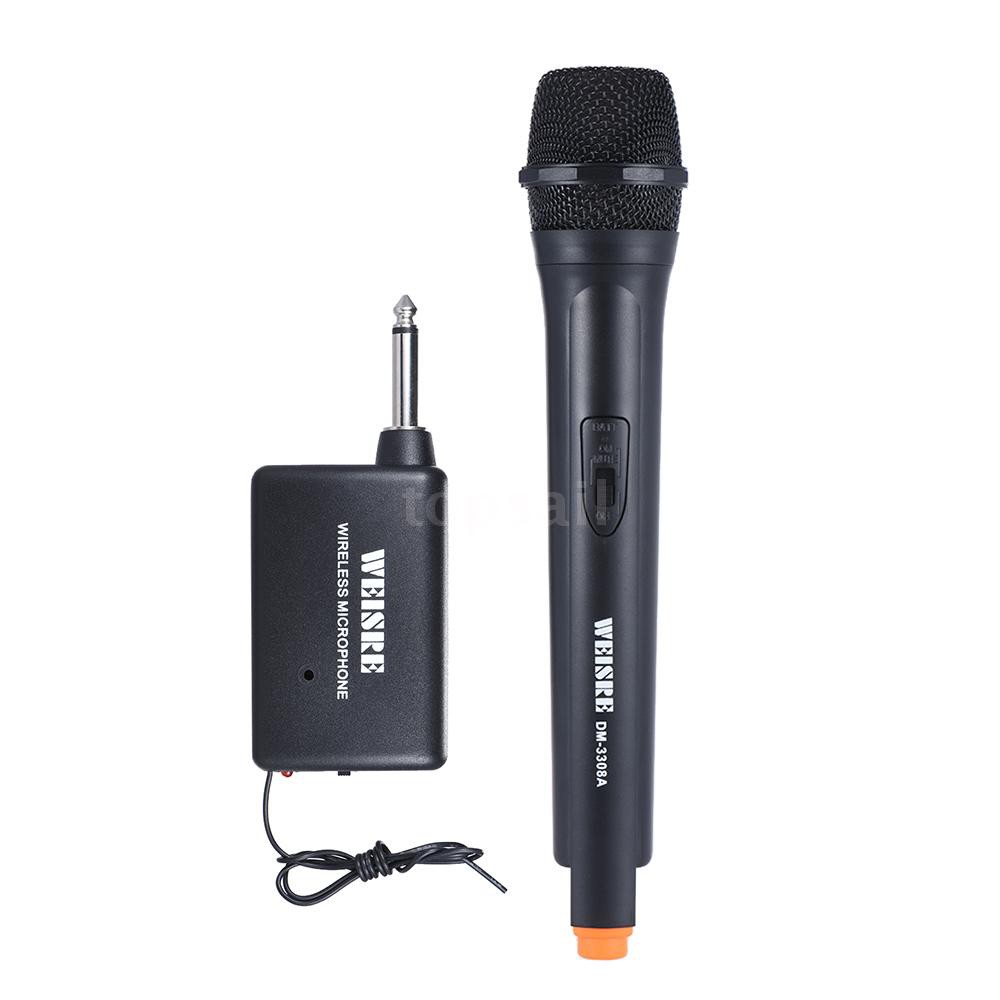 ☪Top☪ Handheld Wireless Unidirectional Dynamic Microphone Voice Amplifier for Karaoke Meeting Ceremony Pro