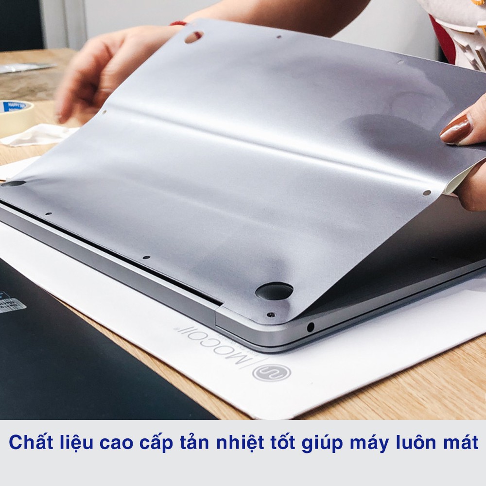 Dán Macbook Air 2020 bảo vệ toàn diện - Dán lưng, dán đáy và dán mặt trong Macbook Air 2020/ Macbook Air M1 | BigBuy360 - bigbuy360.vn