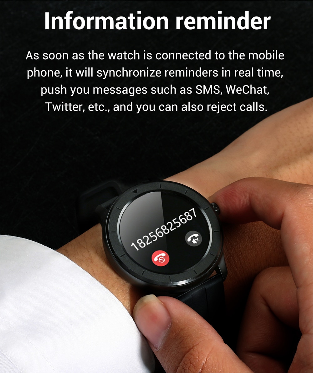 Đồng hồ thông minh màn hình tròn Diliberto T6 độ chống thấm nước IP68 hỗ trợ đo huyết áp cho nữ