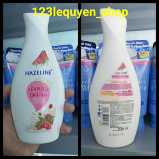 (230 ml)Hazeline Sữa dưỡng thể dưỡng dưỡng ẩm yến mạch dâu tằm