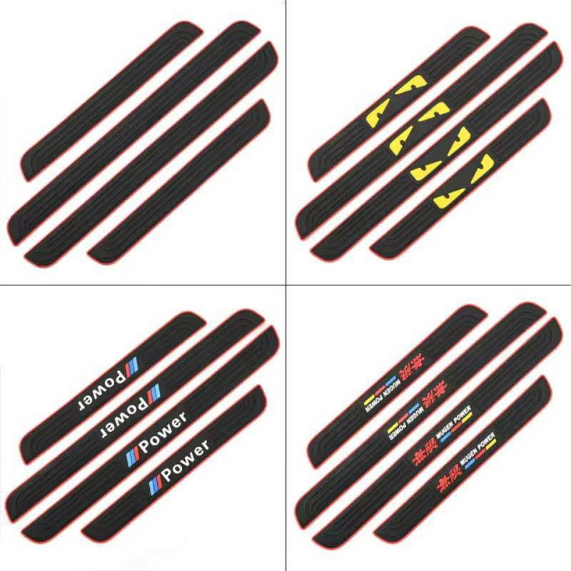 Car Modification Threshold Strip Anti-Stepping Sticker Decorative Protective Strip Universal Bumper Welcome Pedal Door Sill Supplies Auto department store supplies
