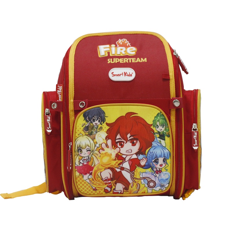Balo chống gù B.bag Super Team-Fire B-012 Đỏ