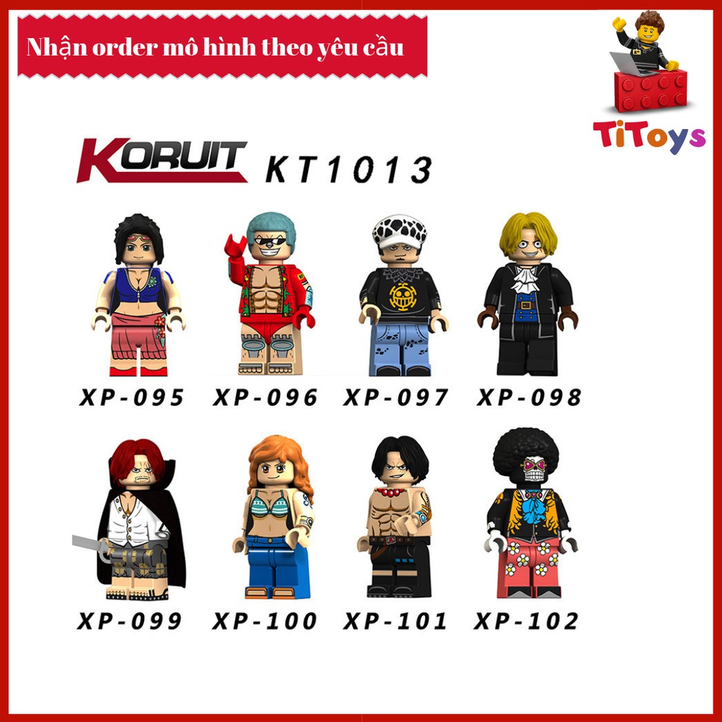 Minifigures các nhân vật Đảo hải tặc mới nhất - Đồ chơi Lắp ghép Xếp hình Non Lego KT1013