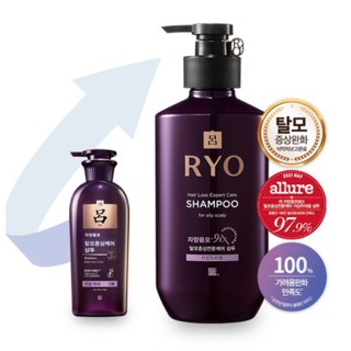 Dầu gội giảm rụng tóc Ryo Anti Hair Loss 400ml ( Da đầu dầu, da khô thường, tóc yếu mỏng)