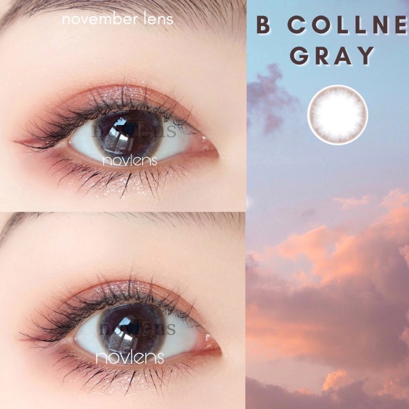 Kính áp tròng BColline Gray màu xám tự nhiên