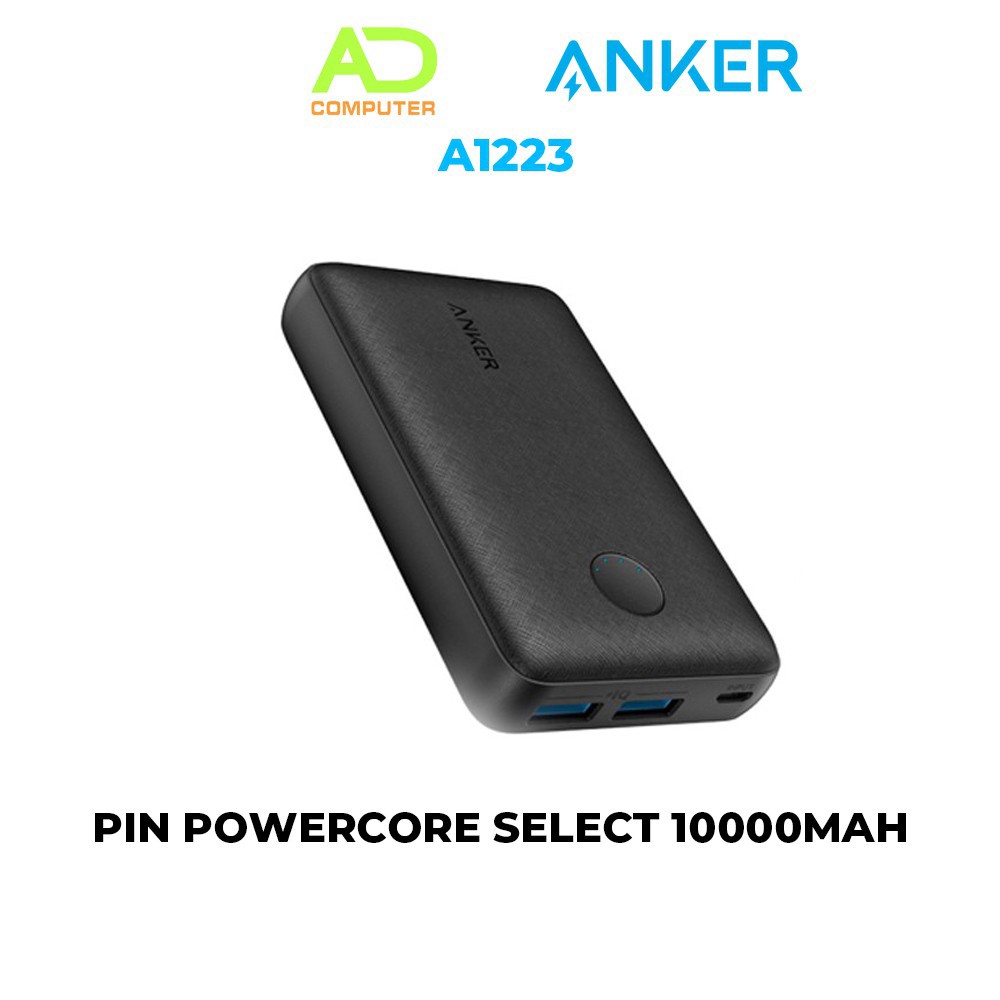 Pin sạc dự phòng ANKER PowerCore Select 10000mAh Hàng chính hãng- A1223