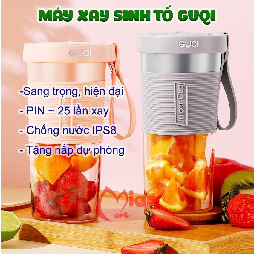 Máy xay sinh tố mini cầm tay GUQI-3 lưỡi Sạc Pin Tiện Lợi giá rẻ