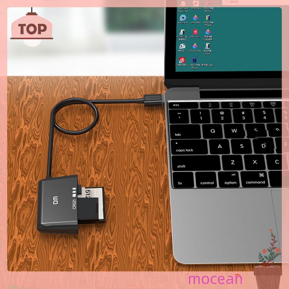 Mocean DM CR021 USB 3.0 TF CF Secure Digital Memory Card Reader for Lapotp Desktop