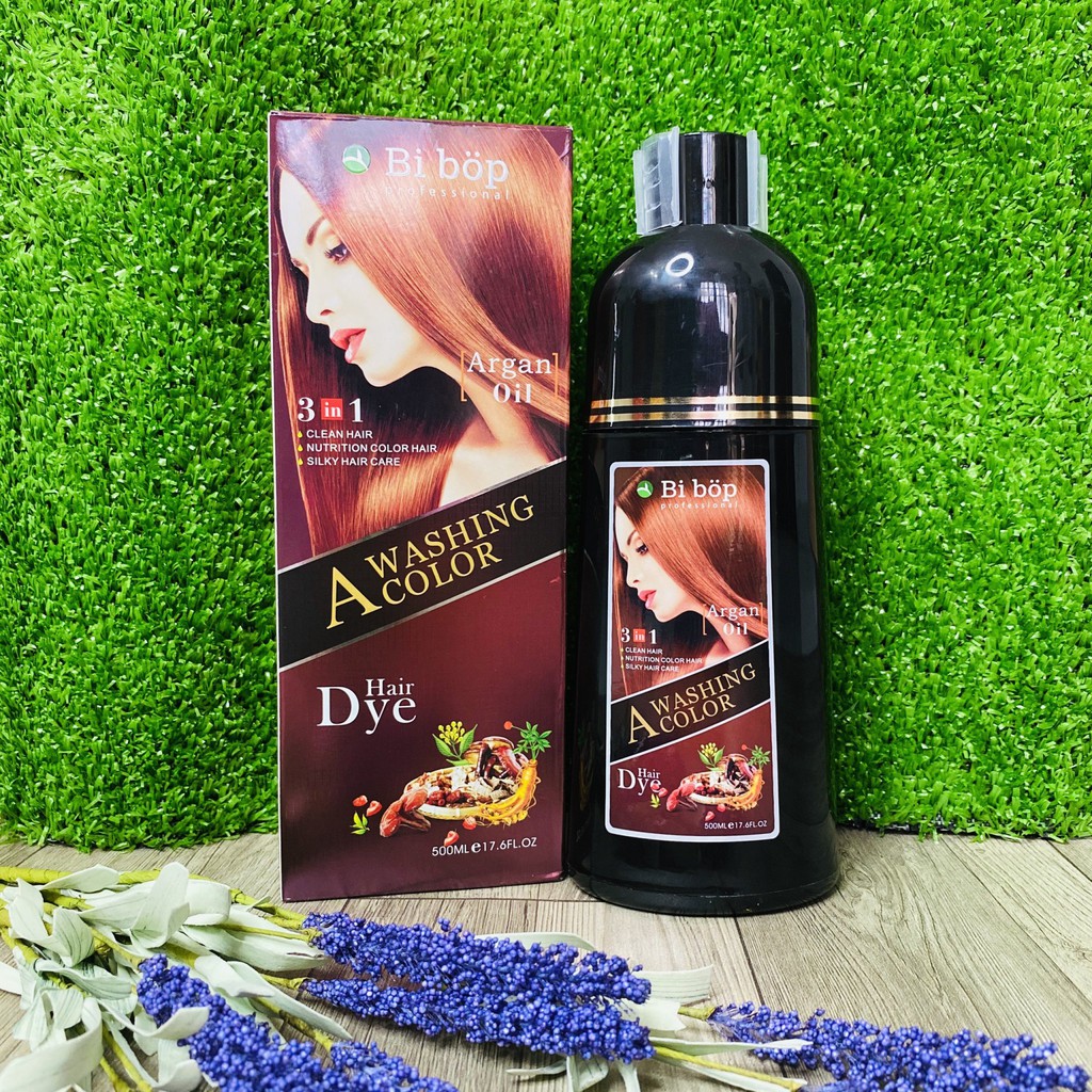 Dầu gội nhuộm phủ bạc đen (nâu) Nhật Bản | BigBuy360 - bigbuy360.vn