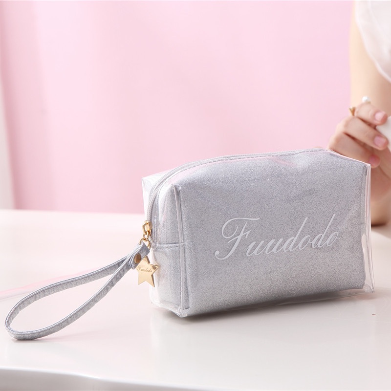 Túi Đựng Mỹ Phẩm Trong Suốt Tiện Lợi Cho Nữ