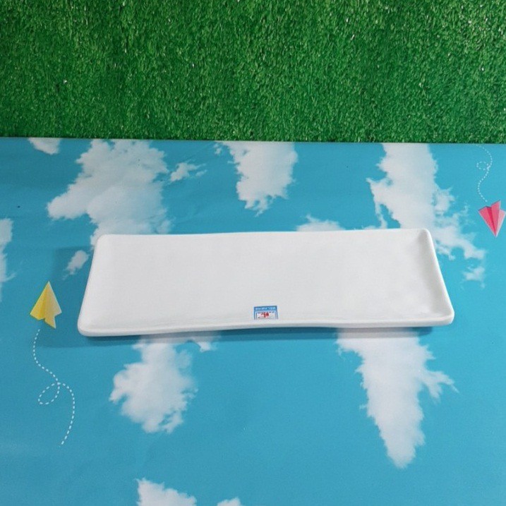 Đĩa Hình chữ nhật DCN78 Melamine kiểu Vân Đá Hàng Quốc HORACE, Sang trọng -Cao cấp