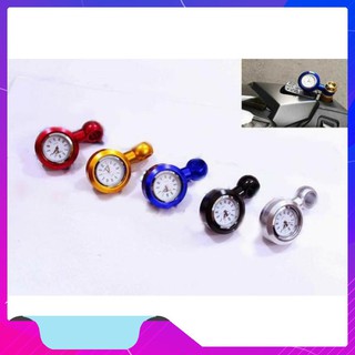 Hot- Đồng hồ gắn kính chiếu hậu cho xe máy