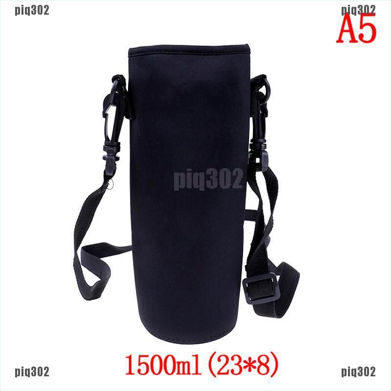 Túi đựng bình nước cách nhiệt 420ml 1500ml có dây đeo du lịch tiện dụng