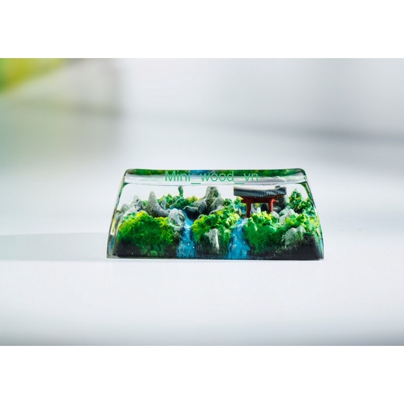 Keycap resin Thiên nhiên.Keycap resin Nature.Keycap Artisan