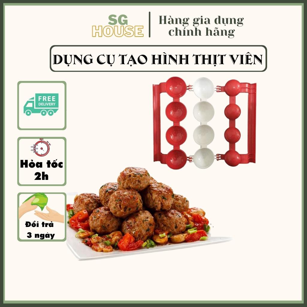 Dụng cụ làm thịt viên, Dụng cụ nặn tạo hình chả viên thịt tròn - cực kỳ dễ làm