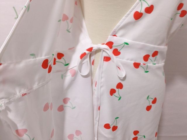 Đầm cherry thắt nơ ulzzang hàn quốc | BigBuy360 - bigbuy360.vn