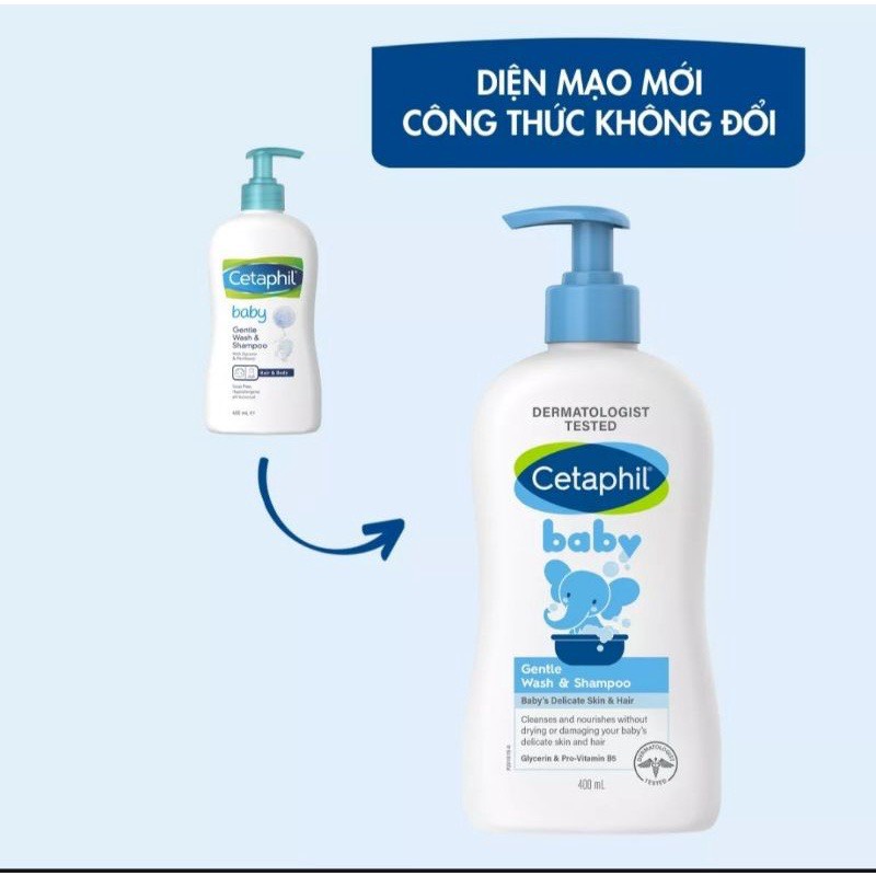 Sữa Tắm Dưỡng Da Cho Bé Cetaphil Baby Daily Lotion With Organic Calendula 230ml & 400ml - Lee Bangkok