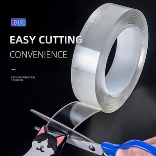 Băng keo siêu dính 2 mặt trong suốt
