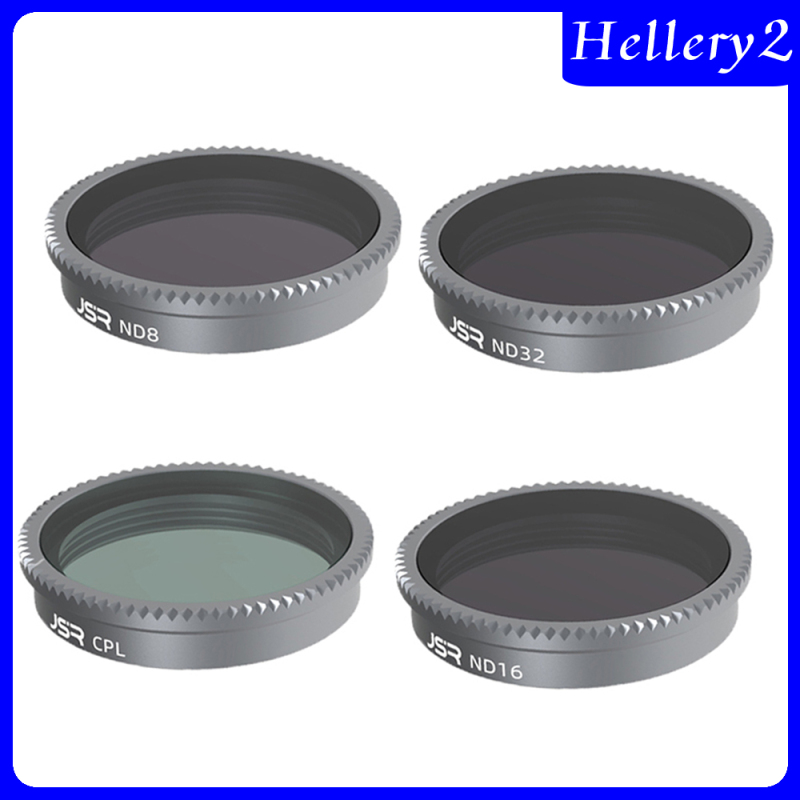 [HELLERY2]4 Pieces Lens Filters ND8 ND16 ND32 ND64 Replaces for Insta360 GO 2 Premium