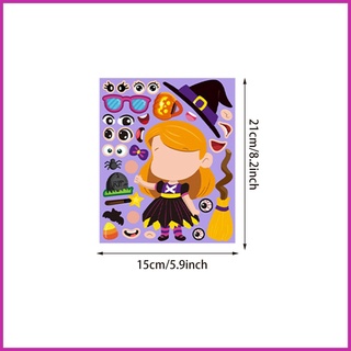 Set 24 Sticker Dán Trang Trí Halloween Cho Bé