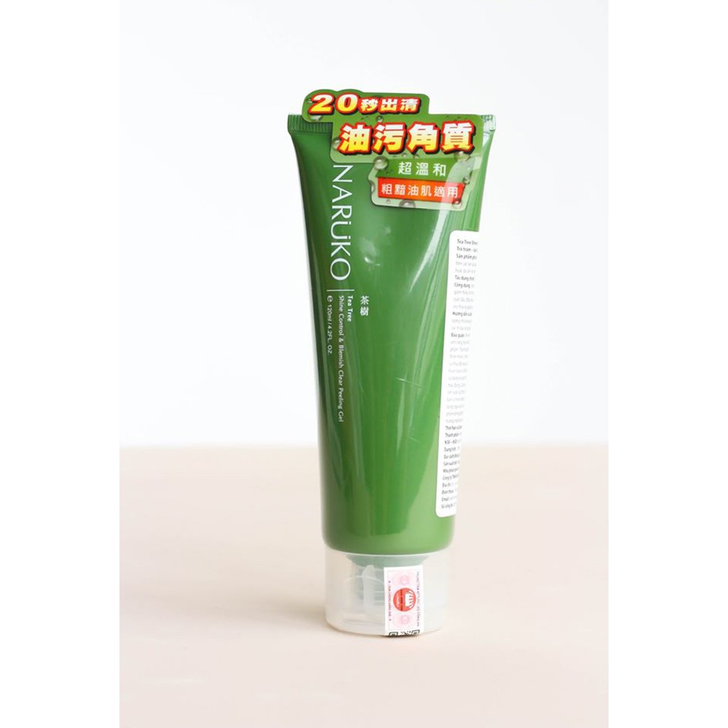 Gel Tẩy Tế Bào Chết Cho Da Dầu Mụn Naruko Tea Tree 120ml