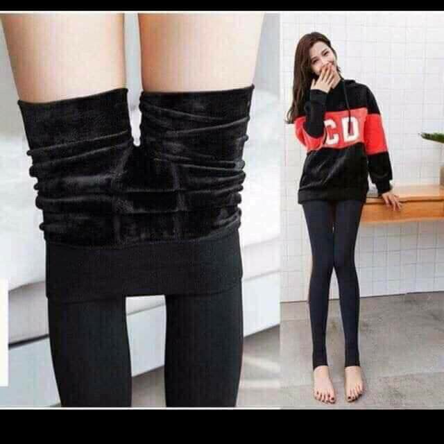 Quần legging lót lông mềm mịn | BigBuy360 - bigbuy360.vn