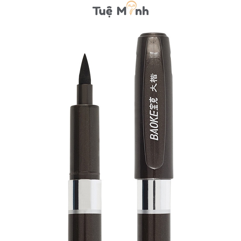 Bút lông đầu cọ viết brush letering nét thanh nét đậm, thư pháp Baoke B27