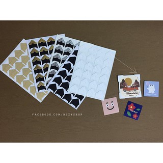 (24 cái) Bọc góc ảnh 3D, sticker góc ảnh [nguyên liệu thủ công, phụ liệu handmade, scrapbook]