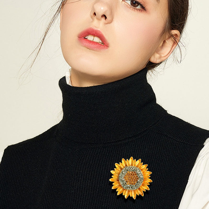 Ghim Cài Áo Hình Hoa Cúc Thiết Kế Tinh Tế
