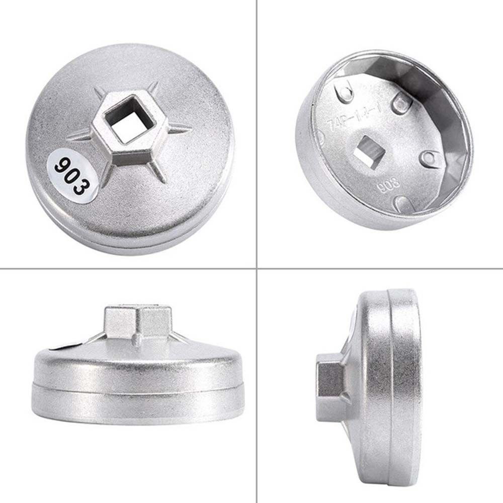 Cờ Lê Vặn Nắp Lọc Dầu Chất Lượng Cao 1 / 2 65Mm 67Mm 74Mm