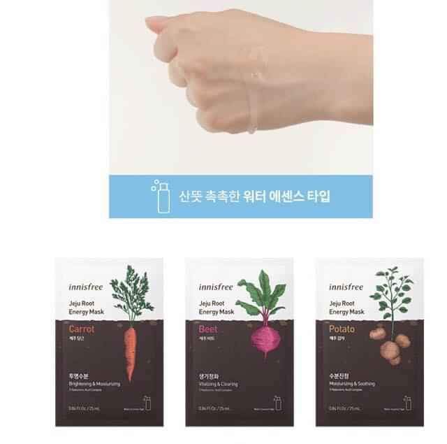 🌟Mặt Nạ Thuần Chay INNISFREE JEJU ROOT ENERGY MASK�