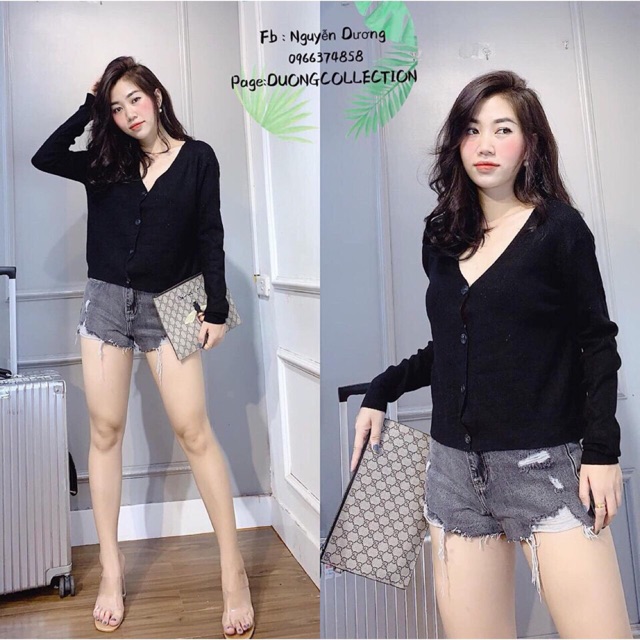 Áo cadigan 4 cúc dáng thường mã 491