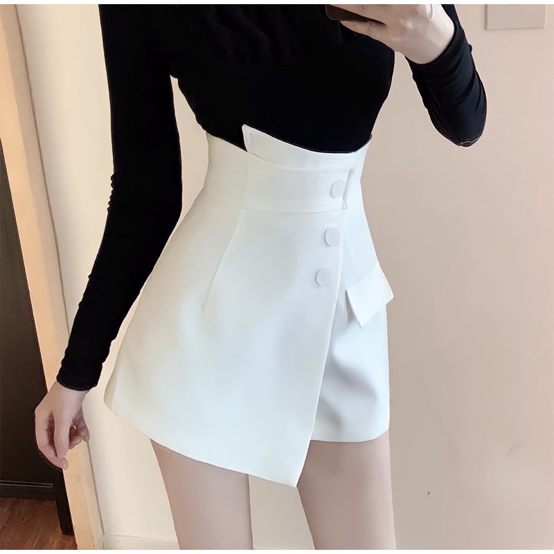 Quần Giả Váy 3 Cúc🥰GIẢM 30%🥰Quần Giả Váy Vạt Chéo Phong Cách Hàn Quốc 914 | BigBuy360 - bigbuy360.vn