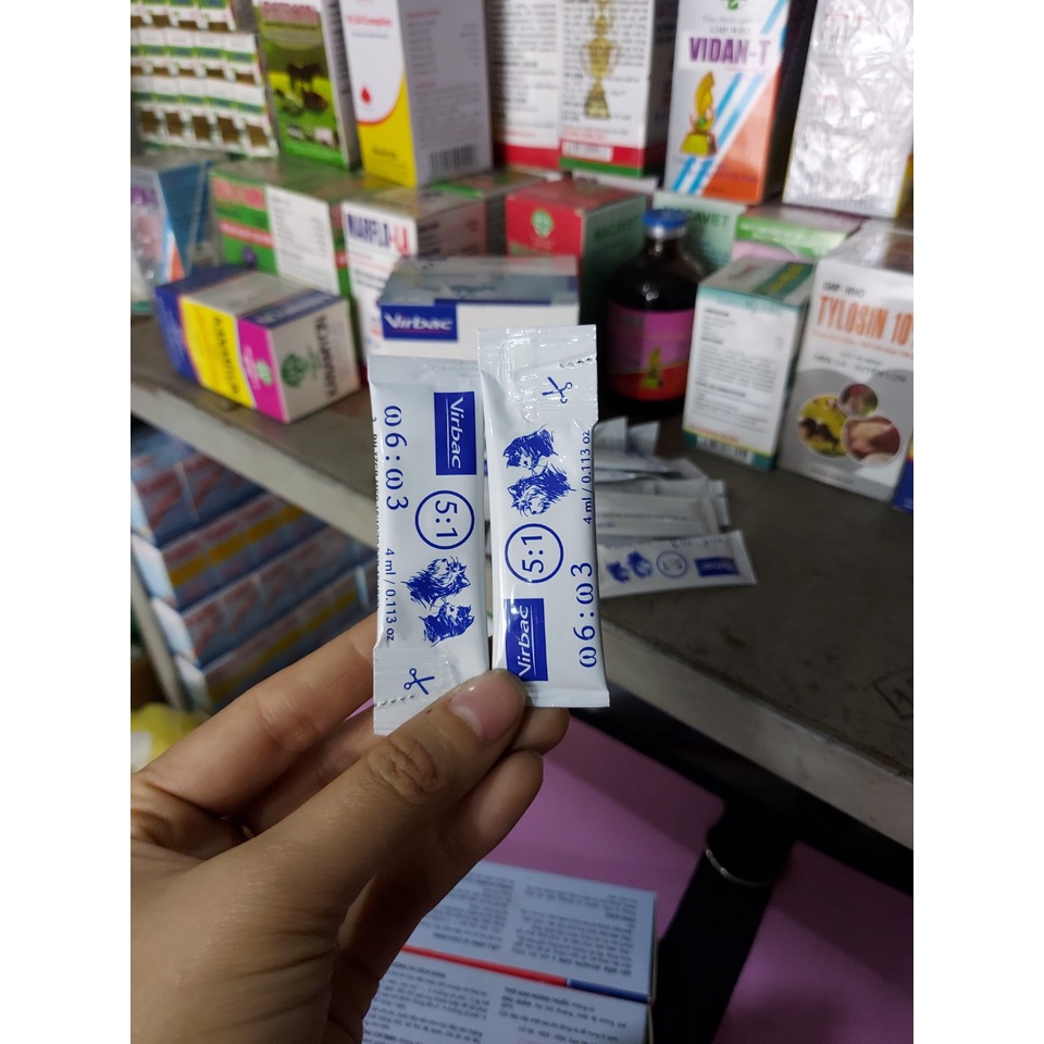 Megaderm Gel dinh dưỡng giảm rụng, mượt lông hộp 28 gói