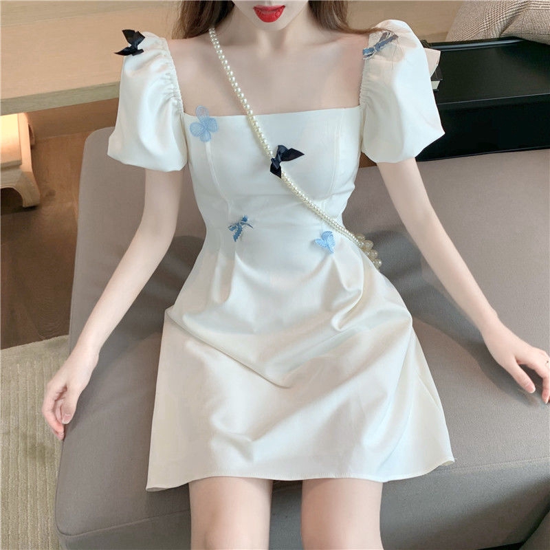 Đầm Chữ A Cổ Vuông Tay Phồng Thời Trang Nữ Tính | BigBuy360 - bigbuy360.vn