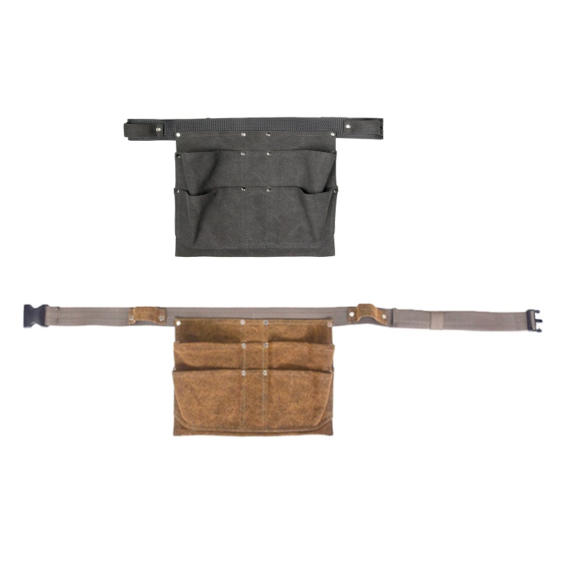 Tạp Dề Đa Năng Bằng Vải Canvas 29.5x22cm Có Túi Đựng Tiện Dụng