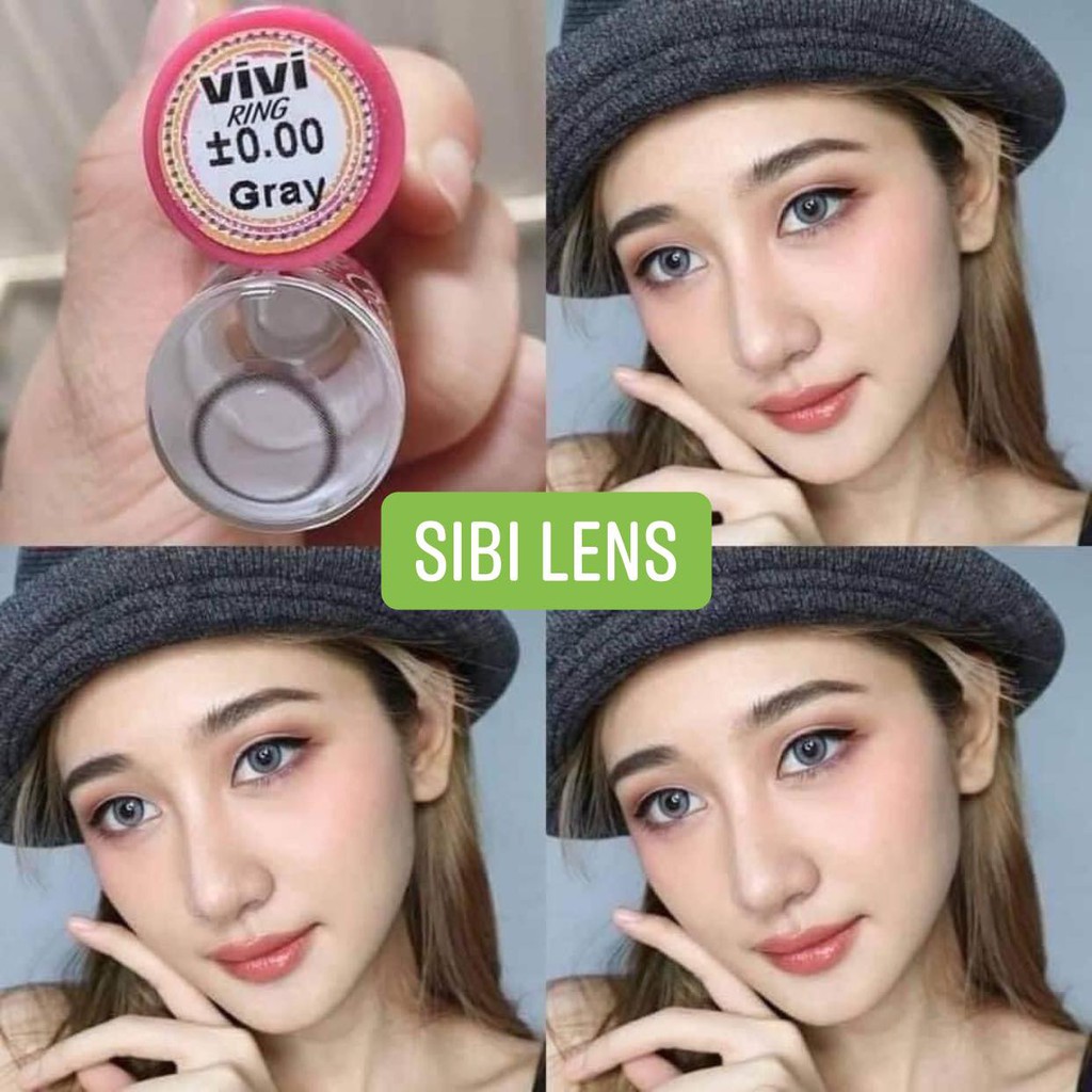 Lens ViVi Ring Gray - Lens Chuẩn Thái - Cam Kết Chính Hãng