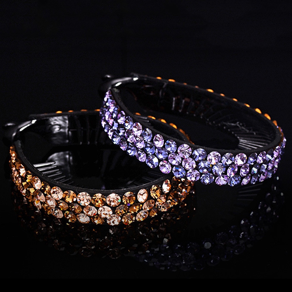 Kẹp tóc đính đá thời trang nữ tính sành điệu