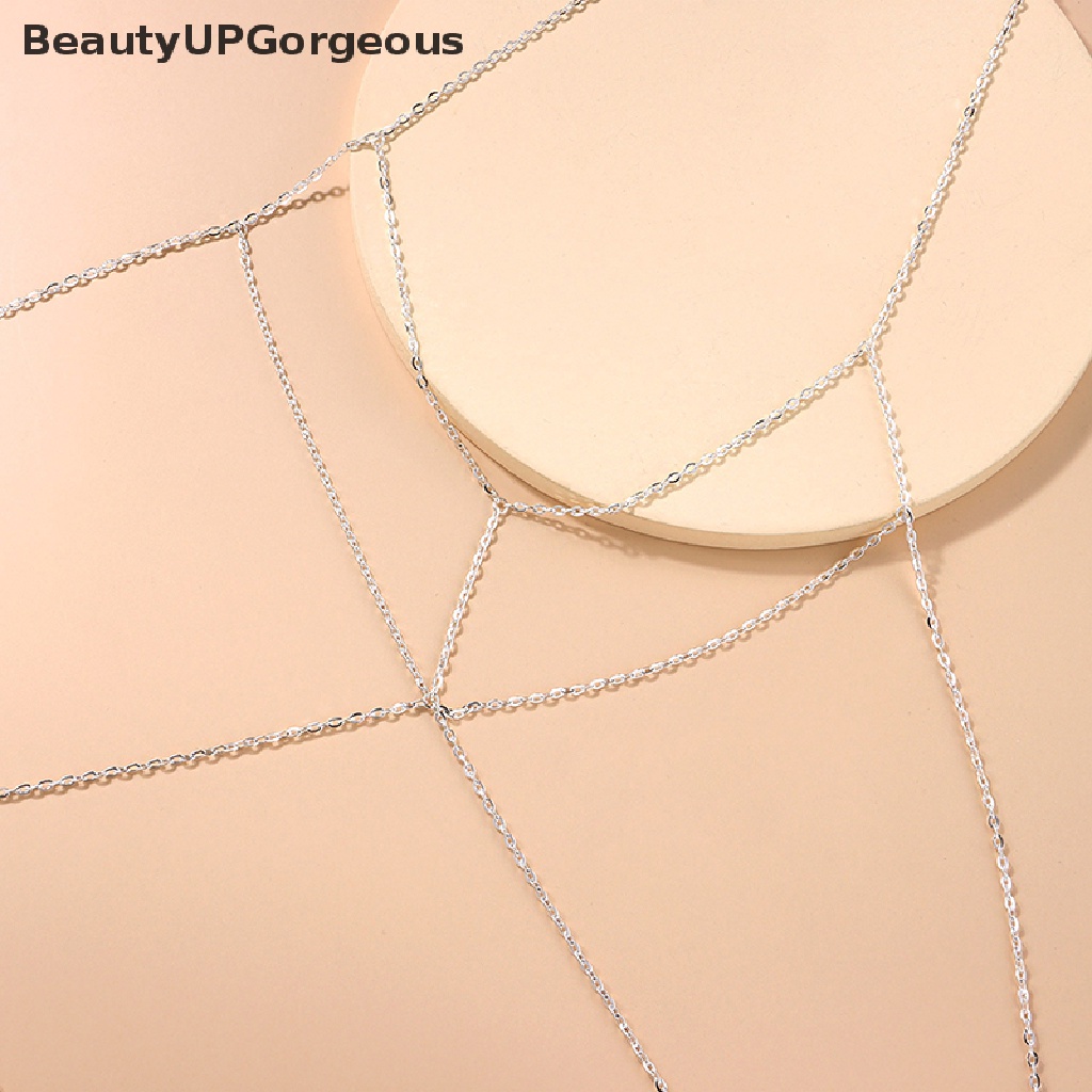 [BeautyUPGorgeous] Vòng cổ Mắt Xích Đeo Bikini Nhiều Lớp Quyến Rũ Cho Nữ