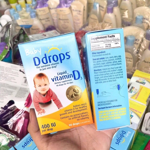 Baby ddrops vitamin D3 90 giọt date 2022