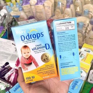 Baby ddrops vitamin D3 90 giọt date 2022