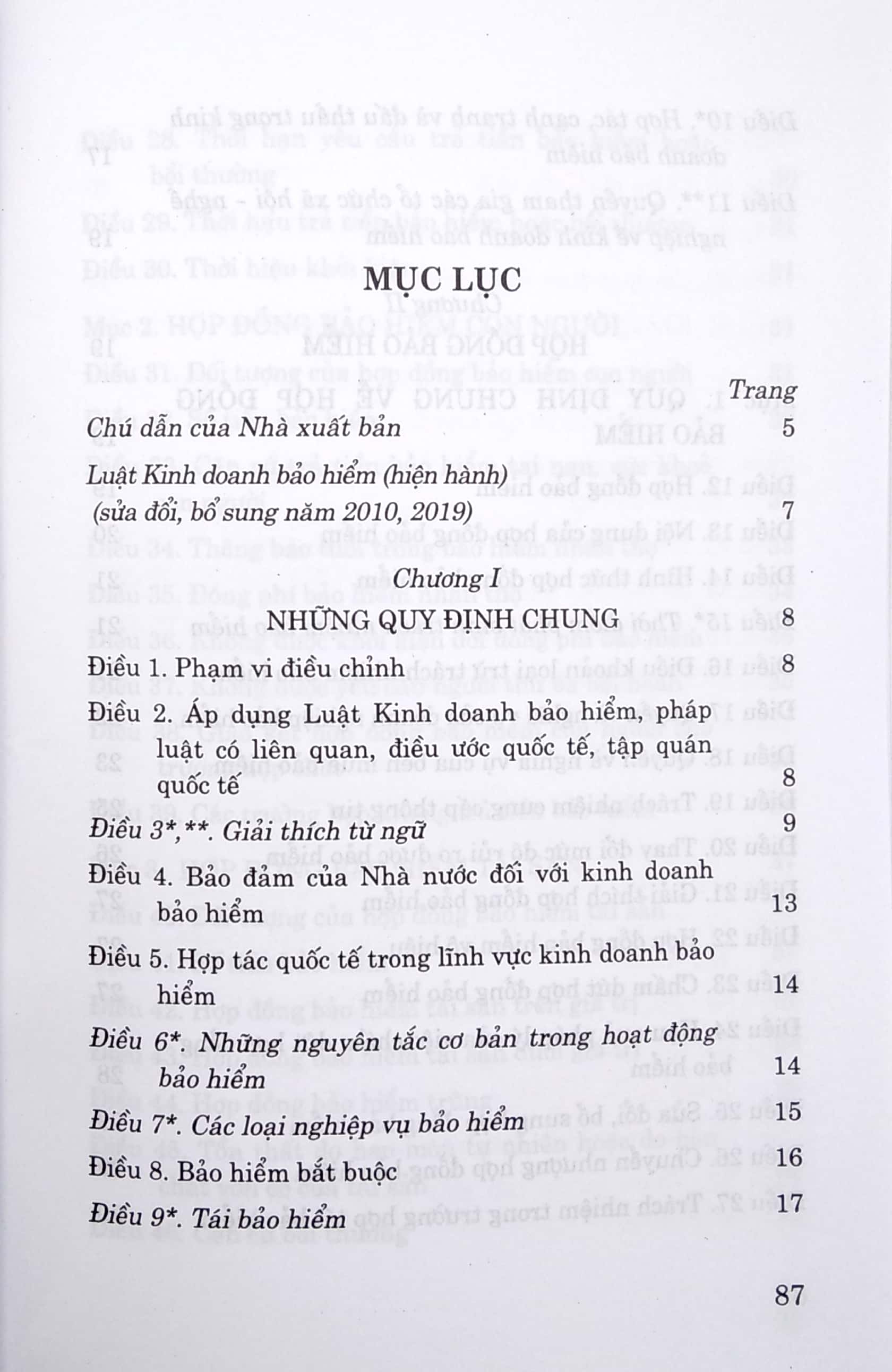 Sách Luật Kinh Doanh Bảo Hiểm (Hiện Hành, Sửa Đổi, Bỗ Sung Năm 2010, 2019)